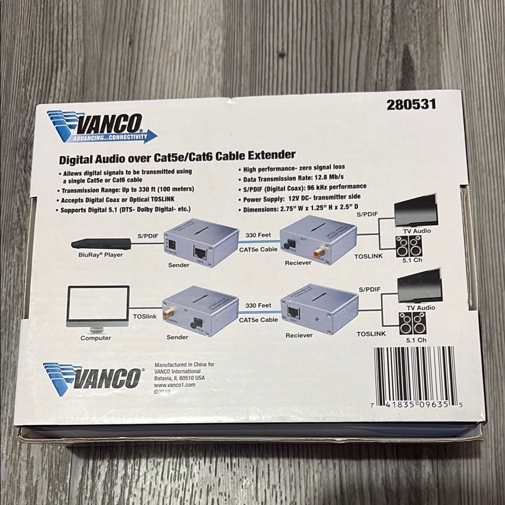Vans Silver Digital Audio Cable Extender - Picture 6 of 6
